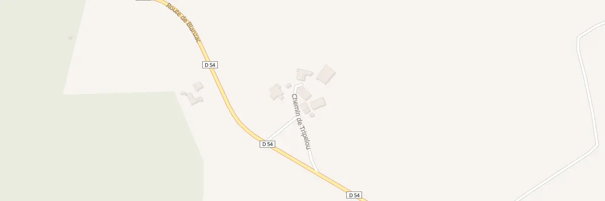 Plan du 2 Che de Tripelou à Pérignac