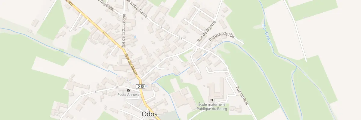 Plan du 11 Rue de Bigorre à Odos