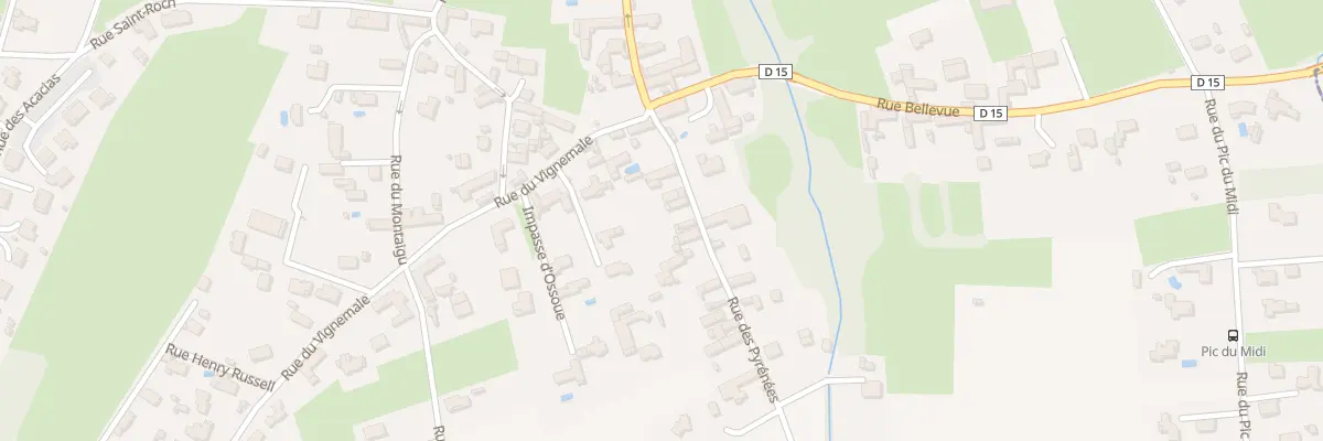 Plan du 29 Rue des Pyrénées à Odos