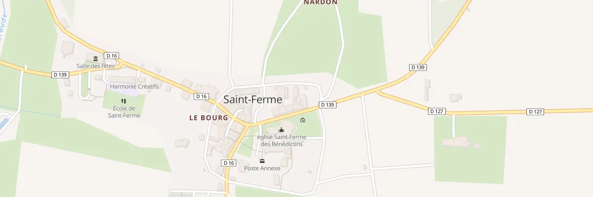 Plan du 22 Le Bourg à Saint-Ferme