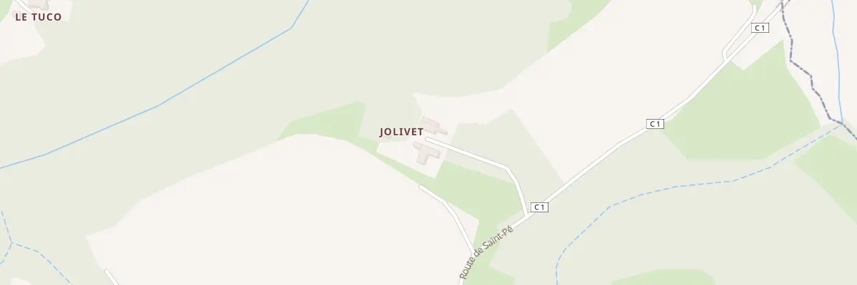 Plan du 64 Jolivet à Escalans