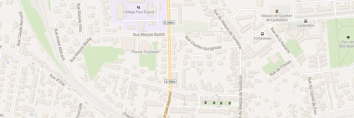 Plan du 9 Rue Jean Mermoz à Tarbes