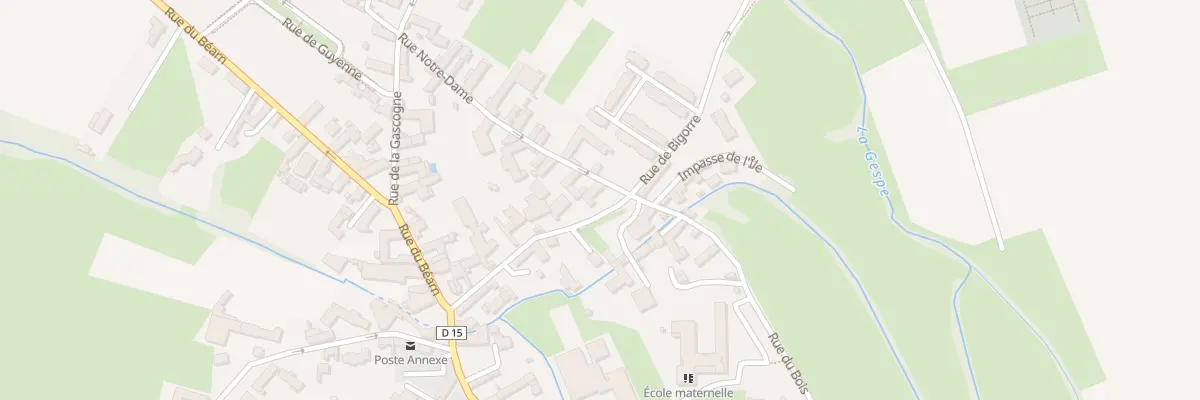 Plan du 16 Rue de Bigorre à Odos