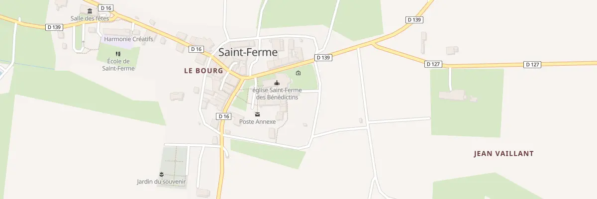 Plan du 12 Le Bourg à Saint-Ferme