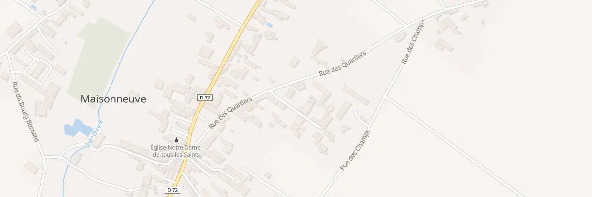 Plan du 6B Rue des Quartiers à Maisonneuve
