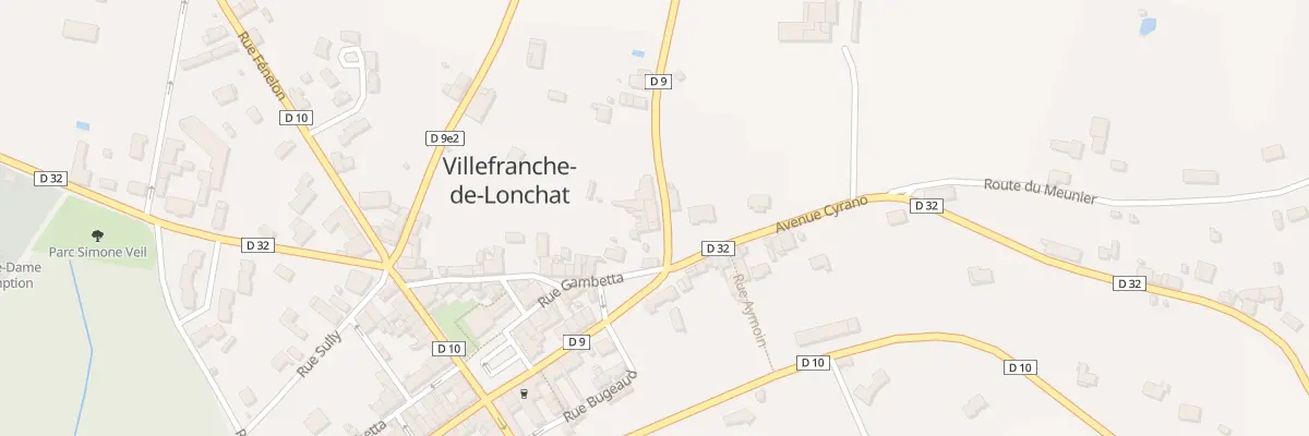 Plan du 7 Rue Michel de Montaigne à Villefranche-de-Lonchat
