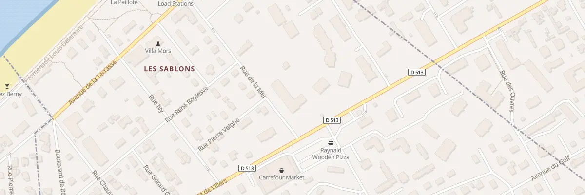 Plan du 11 Rue de la Mer à Tourgéville