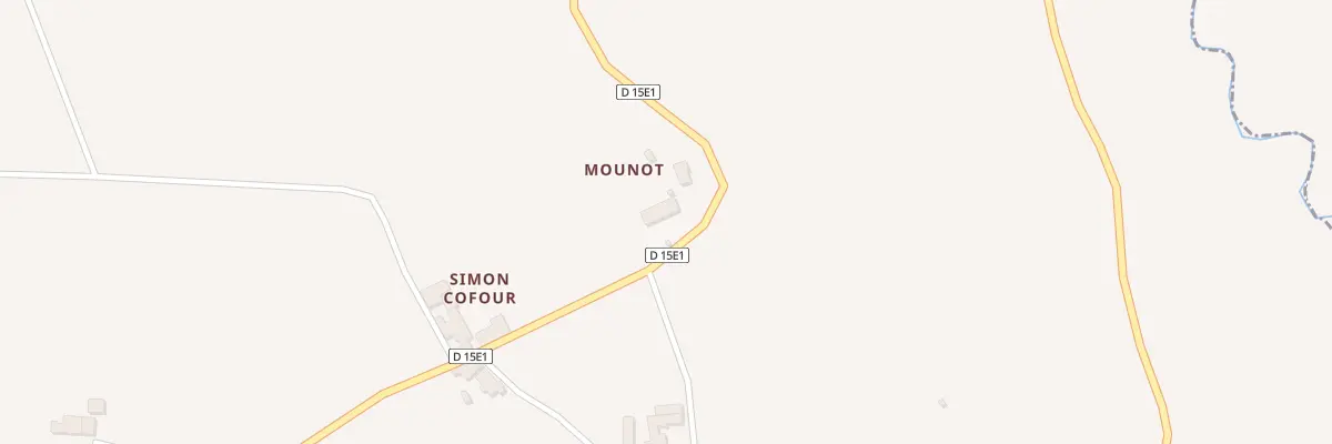 Plan du 37 Mounot à Coubeyrac
