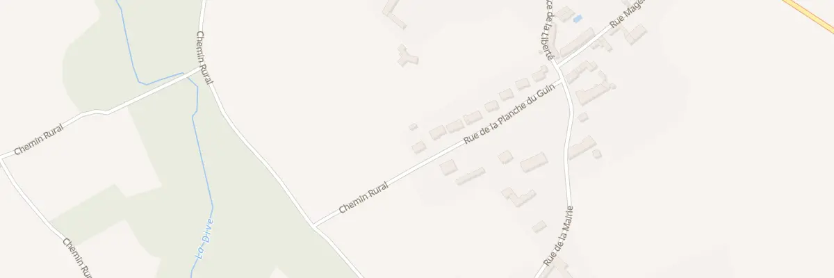 Plan du 16 Rue de la Planche du Guin à Massognes