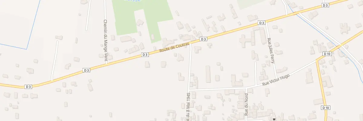 Plan du 7D Rte de Coutras au Pizou