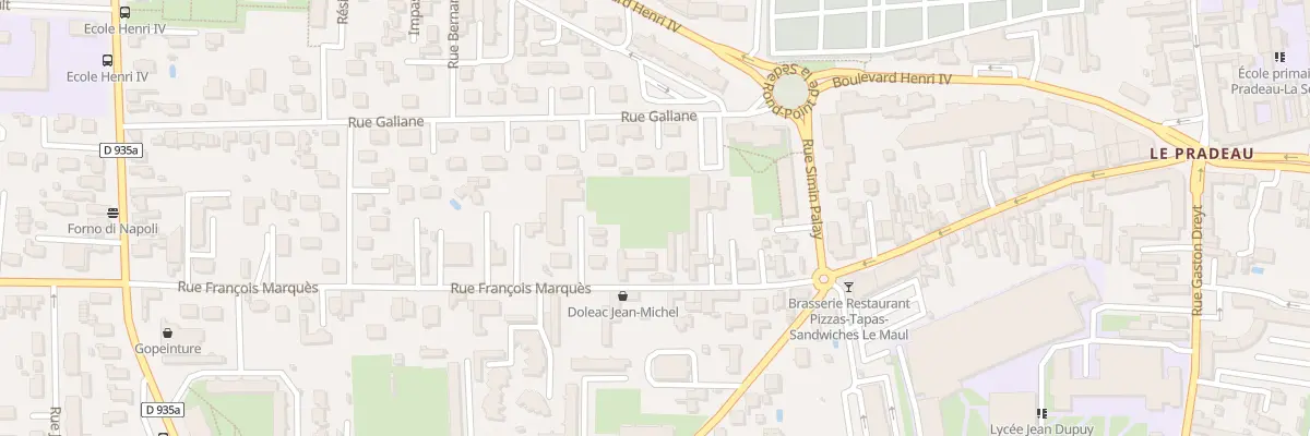 Plan du 11 Rue François Marquès à Tarbes