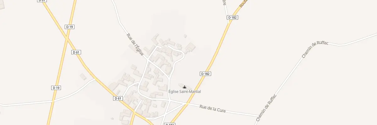 Plan du 2B Le Bourg à Souvigné
