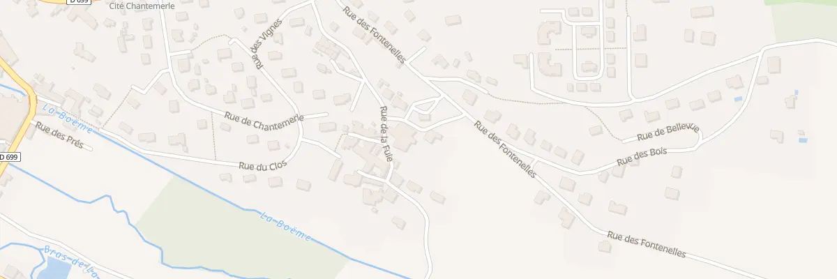 Plan du 2 Rue du Hameau à Nersac