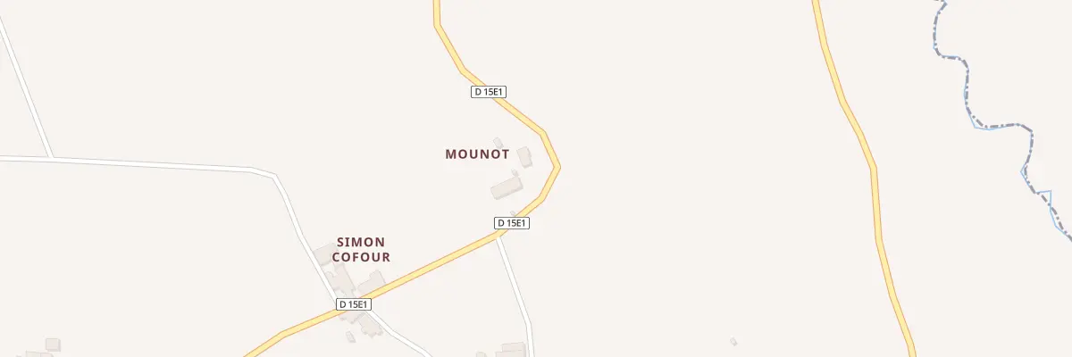 Plan du 37A Mounot à Coubeyrac