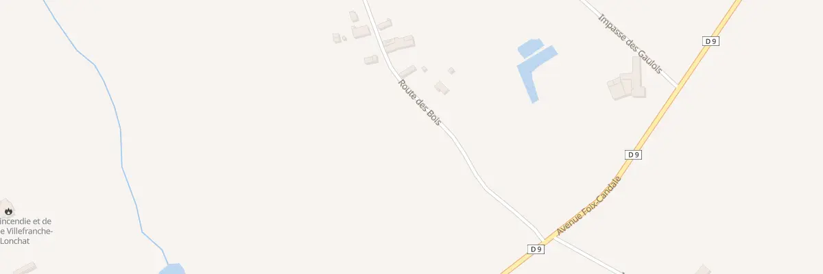 Plan du 215 Rte des Bois à Villefranche-de-Lonchat