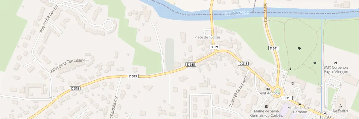 Plan du 14B Rte d’Heloup à Saint-Germain-du-Corbéis