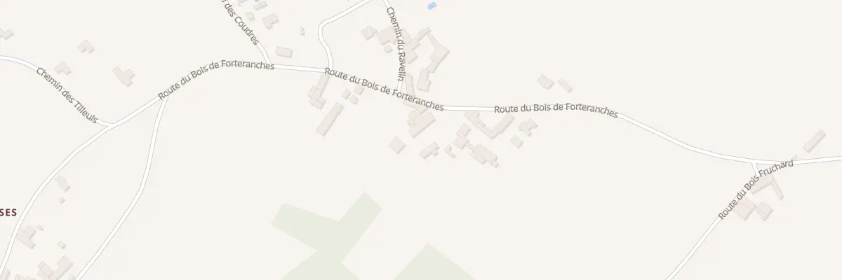 Plan du 18 Rte du Bois de Forteranches C à Mairé-Levescault