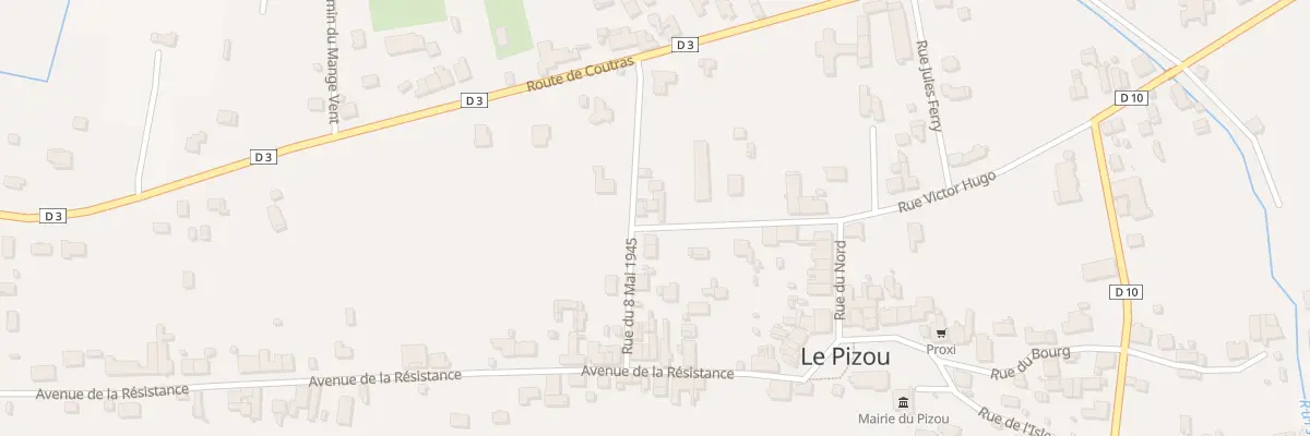 Plan du 164 Rue Victor Hugo au Pizou