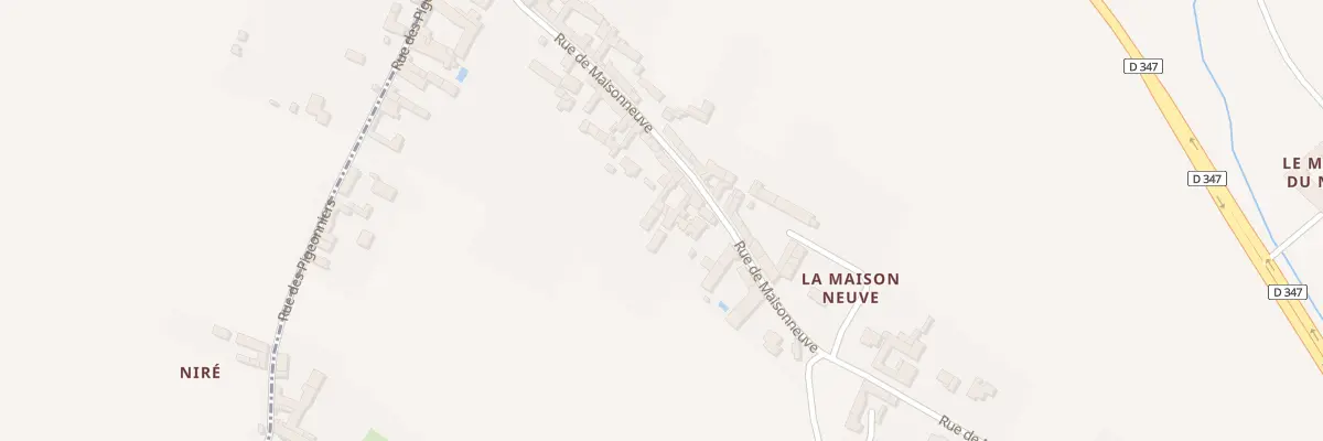 Plan du 40 Rue de Maisonneuve à Loudun