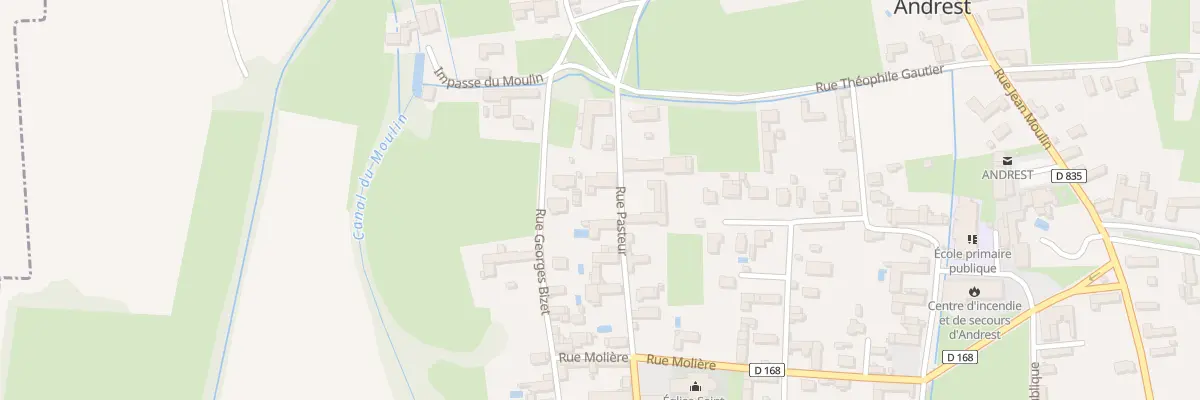 Plan du 7 Rue Pasteur à Andrest
