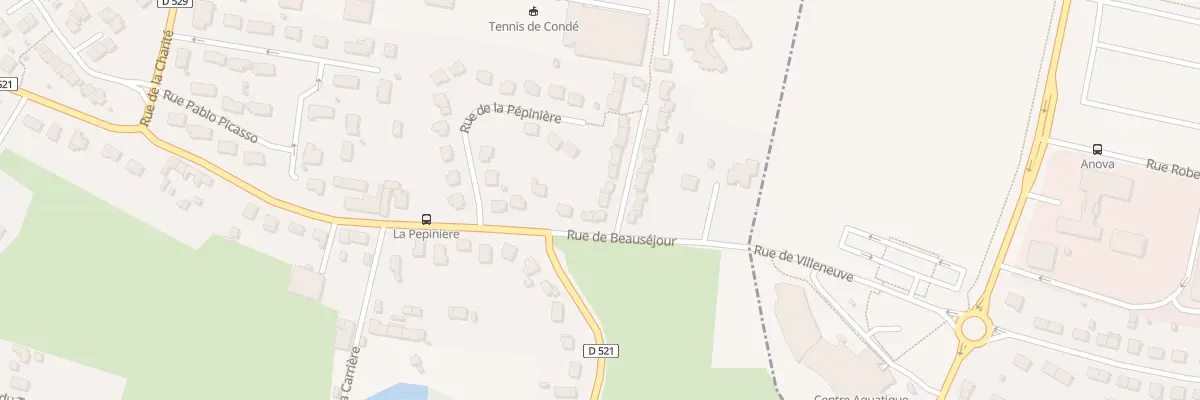 Plan du 1 All de la Poudrière à Condé-sur-Sarthe