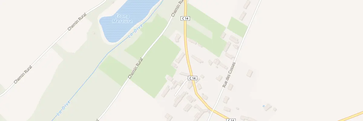 Plan du 9 Rue de l’Etang Mercure à Massognes