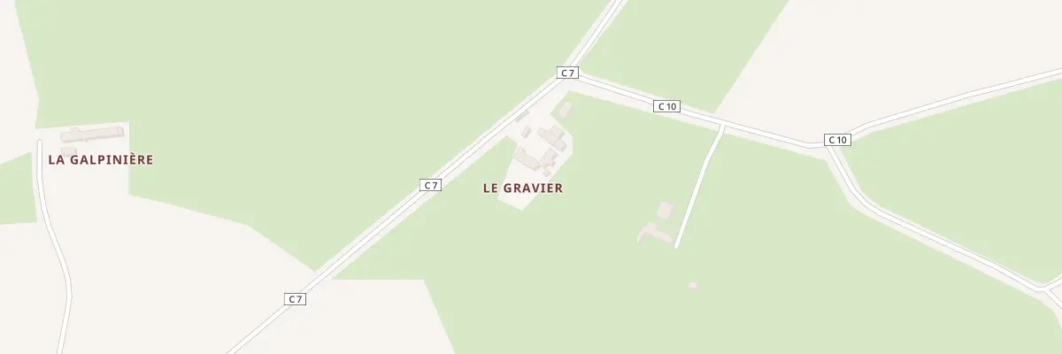 Plan du 1 Le Gravier à Fresnay-sur-Sarthe