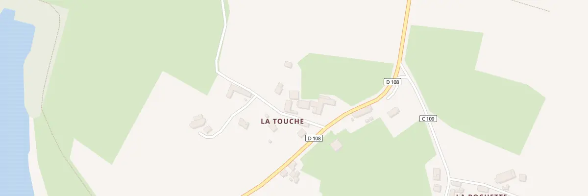 Plan du 14 La Touche à Saint-Ouen-de-Mimbré