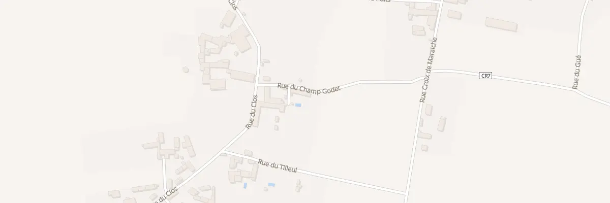 Plan du 1 Rue du Champ Godet à Saint-Clair