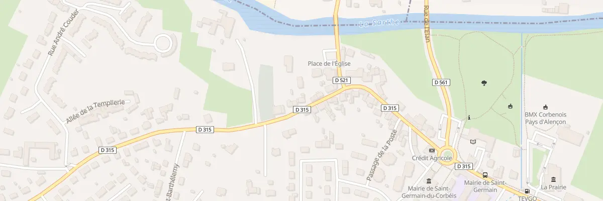 Plan du 8T Rte d’Heloup à Saint-Germain-du-Corbéis