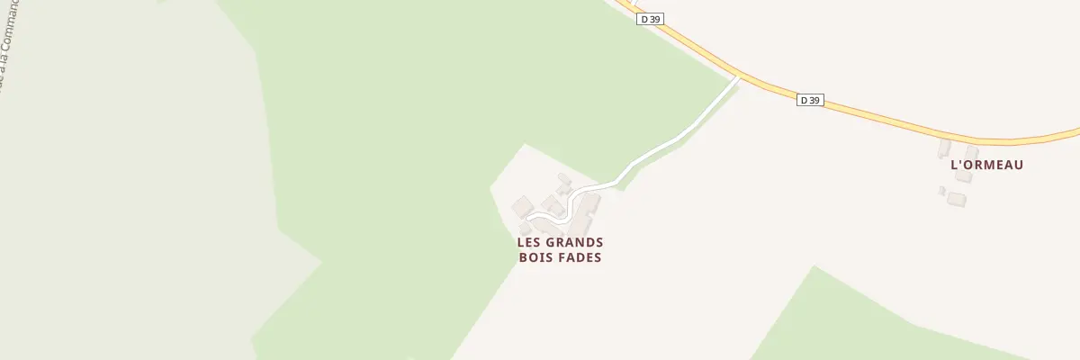Plan du 1 Les Grands Bois Fades à Moitron-sur-Sarthe