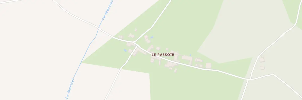 Plan du 2 Le Passoir à Bournand