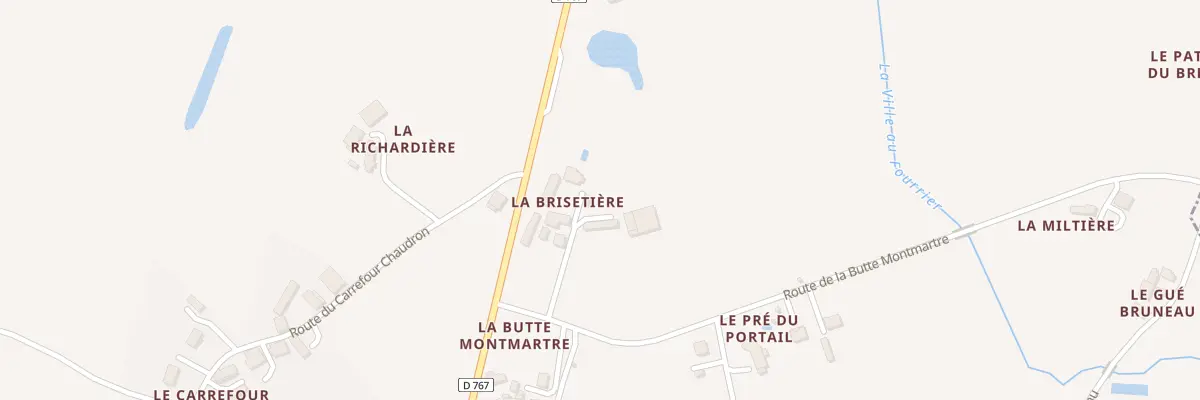Plan du 9 Rte de la Butte Montmartre à Vernantes