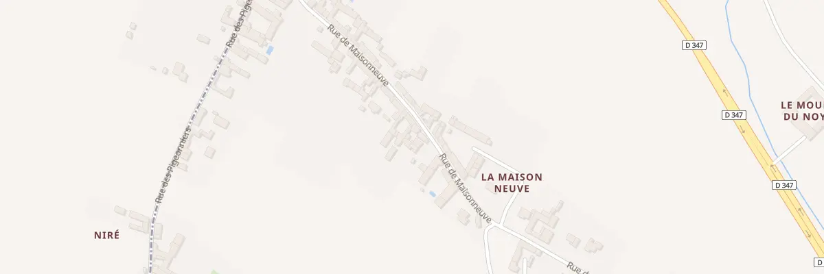 Plan du 42 Rue de Maisonneuve à Loudun