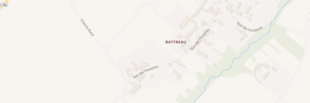 Plan du 3B Rue des Fontaines à Massognes
