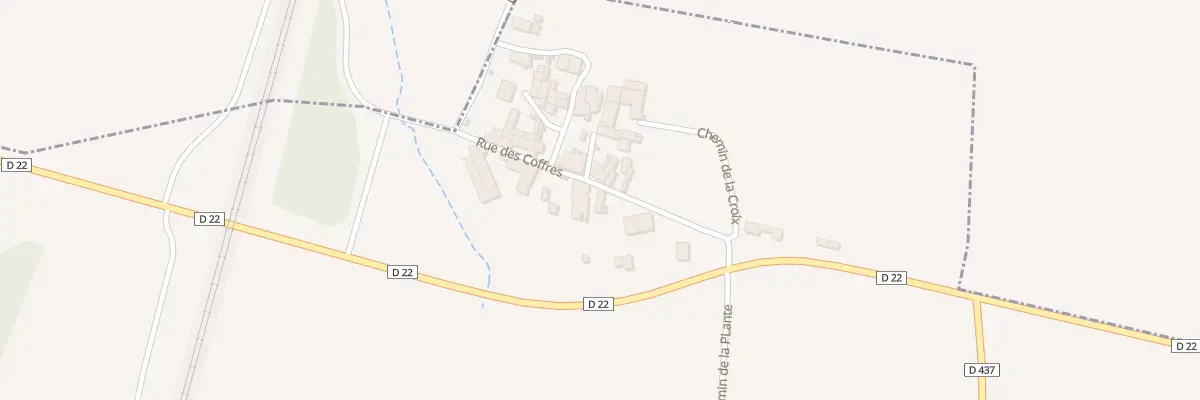 Plan du 181 Rue des Coffres à Plassac-Rouffiac