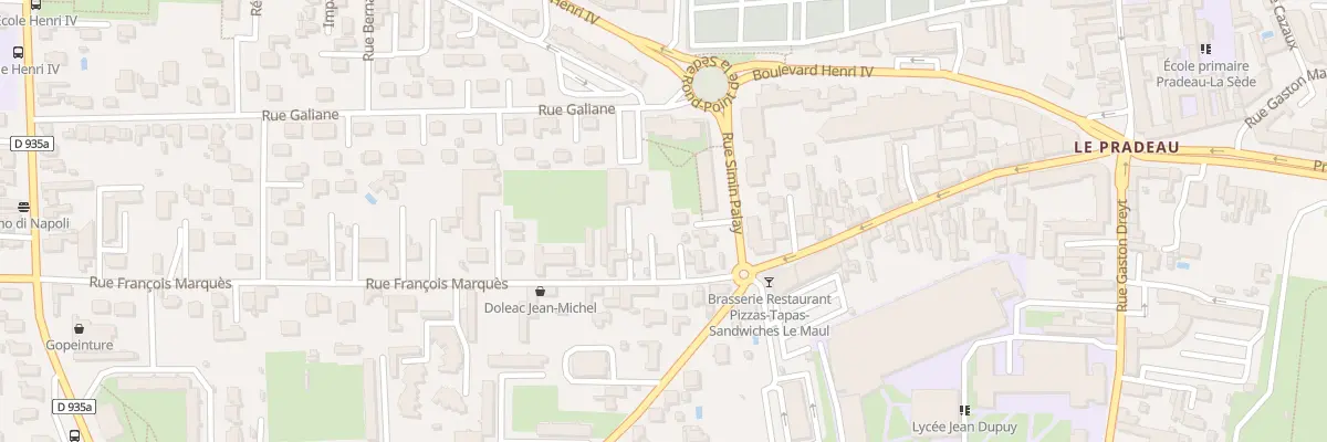 Plan du 5 Rue François Marquès à Tarbes