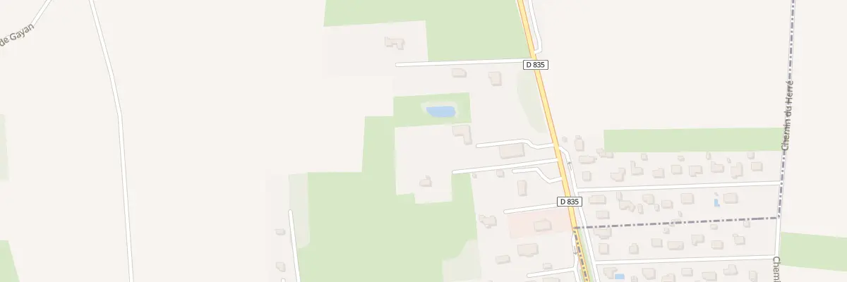 Plan du 94T Av Claude Chalin Anct Tarbes à Vic-en-Bigorre