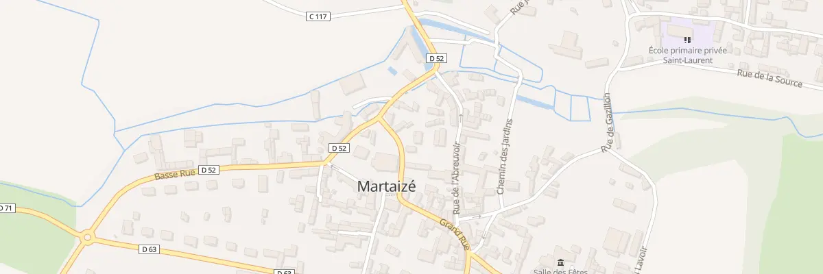 Plan du 3 Gr Grand’Rue à Martaizé