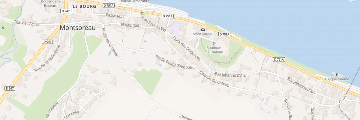 Plan du 12 Rue Francoise de Maridor à Montsoreau