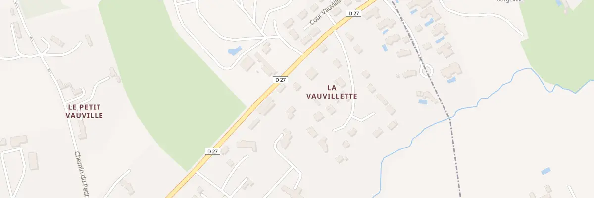 Plan du 5018 La Vauvillette à Vauville