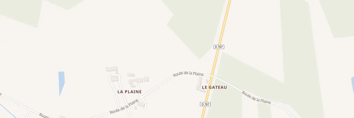 Plan du 2 Rte de la Plaine à Vernantes