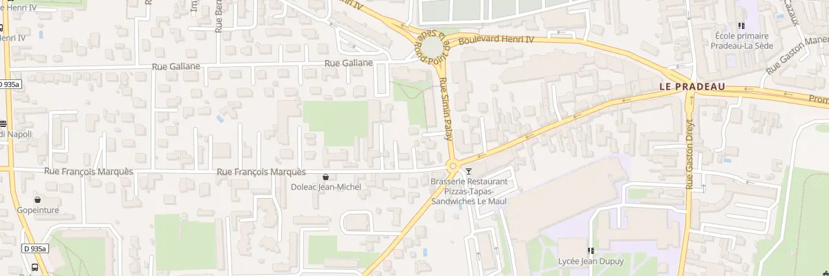 Plan du 3B Rue François Marquès à Tarbes