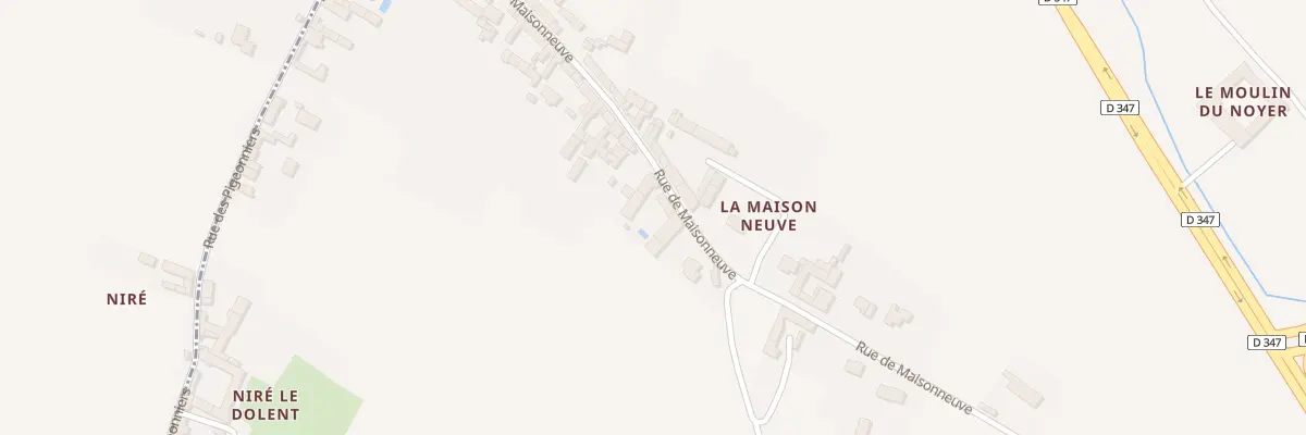 Plan du 50 Rue de Maisonneuve à Loudun