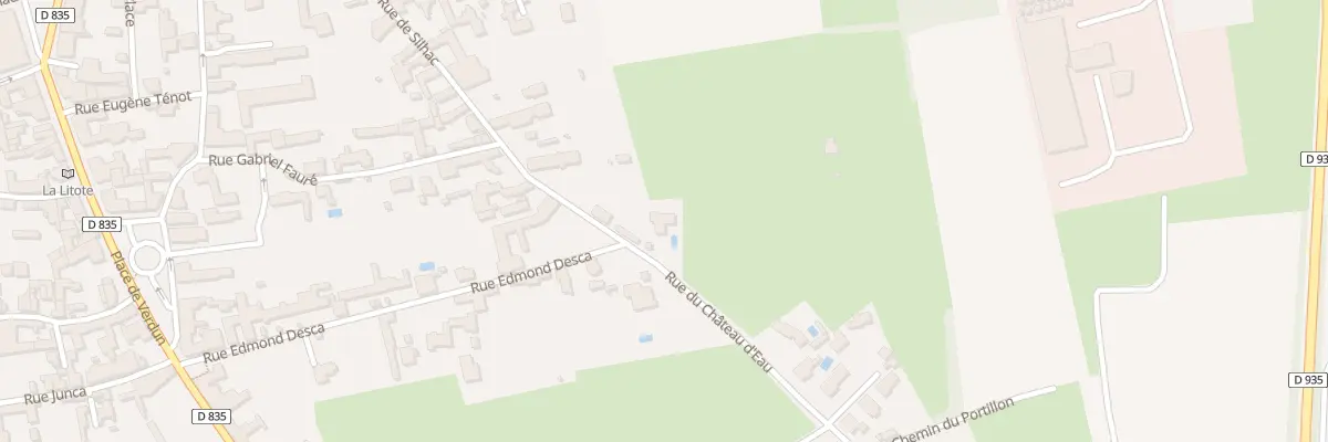 Plan du 1 Rue du Château d’Eau à Vic-en-Bigorre