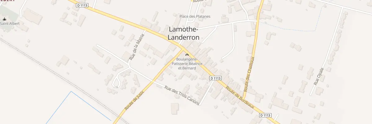 Plan du 45 Rte Nationale 113 à Lamothe-Landerron