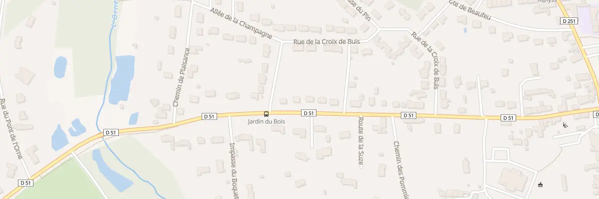 Plan du 46 Rte de la Suze à Roëzé-sur-Sarthe