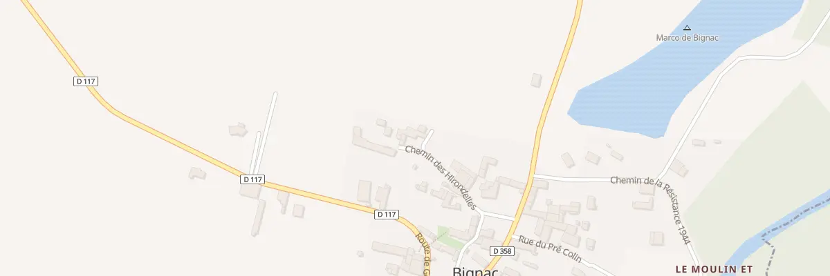 Plan du 12 Che des Hirondelles Bignac à Genac-Bignac