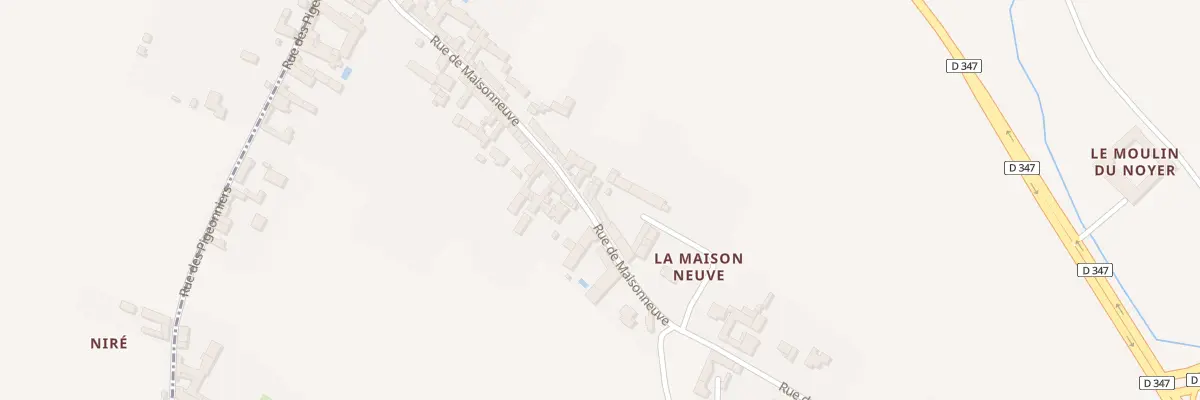 Plan du 55 Rue de Maisonneuve à Loudun