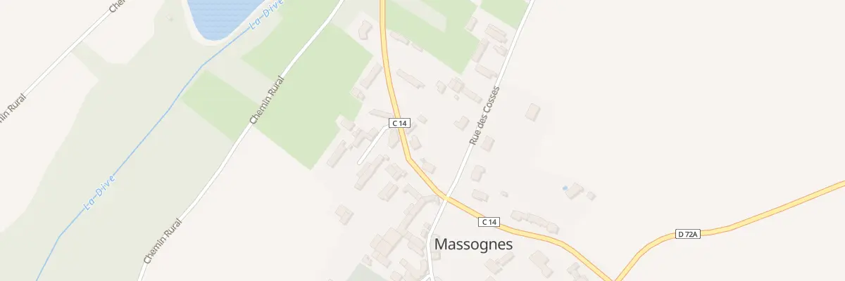 Plan du 2 Rue de l’Etang Mercure à Massognes